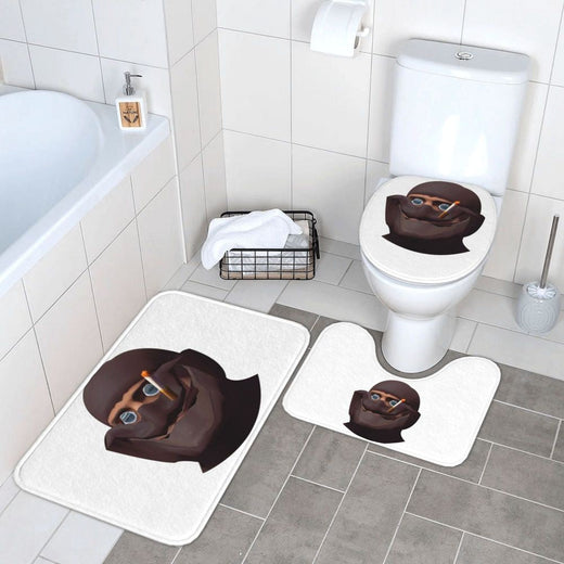 Team Fortress 2 TF2 3 Pcs Bath Mat Bathroom Set Toilet Lid Cover Home Decor Non-Slip Carpet Floor Rug
