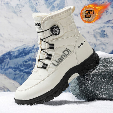 Men Top Quality Casual Snow Boots Waterproof Warm Winter Shoes Men Hiking Boots Outdoor Mountain Climbing Sneaker Man Trekking