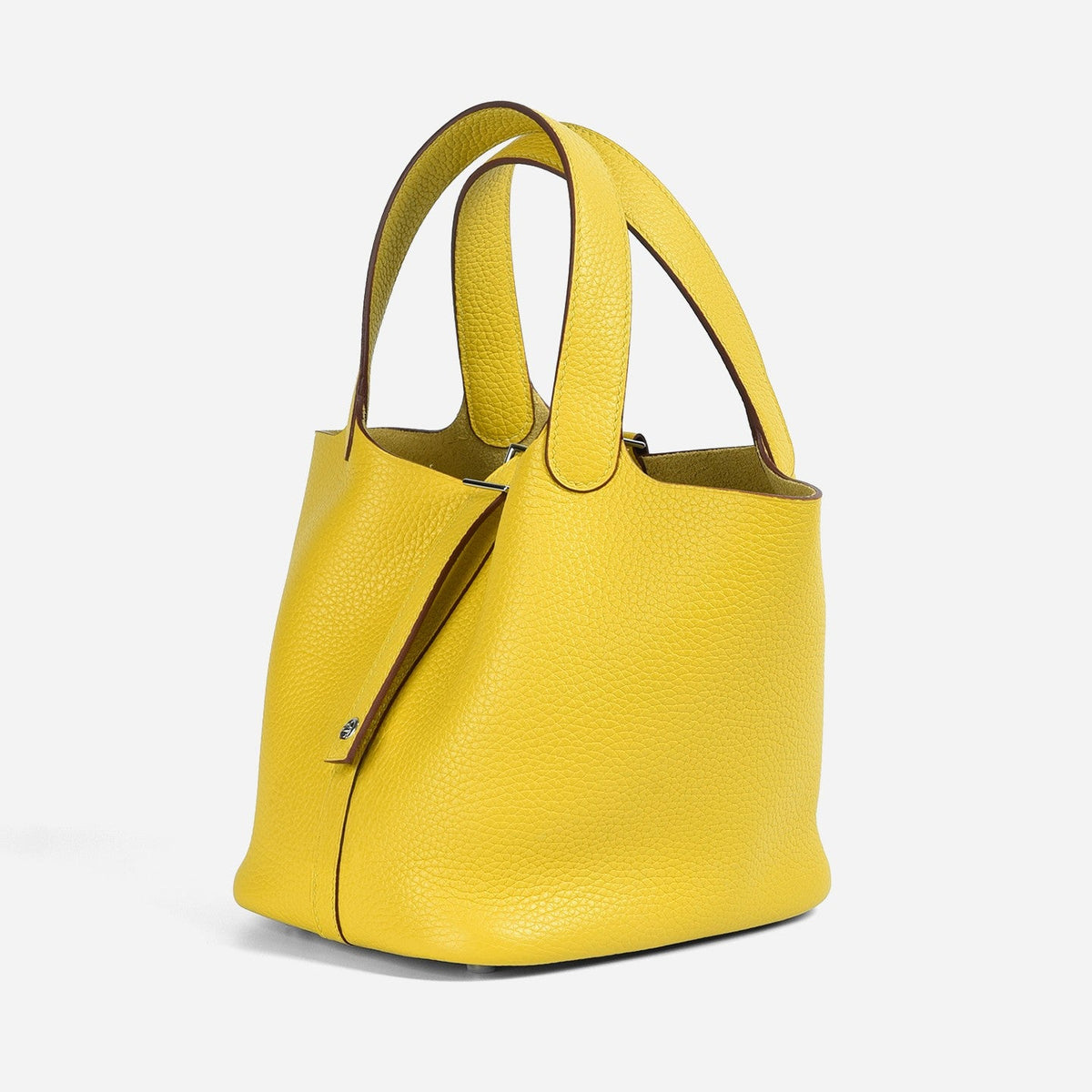 Mendy 22 CM Large size Top Quality Bucket Bags Women's Bag Lady Luxury Designer High End Bag TC Cowhide Golden Sliver