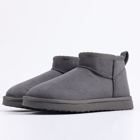 Smile PoP New Winter Cotton Women Boots Warm Suede Women Shoes Casual Plush Mini Cotton Snow Boots Nonslip Furry Ankle Shoes
