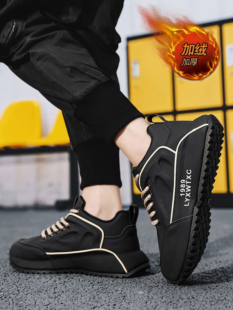 High Quality Sneaker Men Comfortable Lightweight Anti Slip Abrasion Resistant Soft Thick Sole Outdoor Casual Sport Shoes