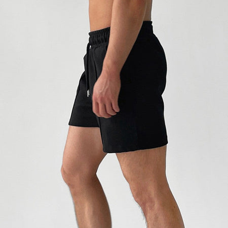Korean Version of Fitness Sports Cotton Shorts Men's Casual Outdoor Versatile Hip-hop Stretch Breathable Five-point Pants