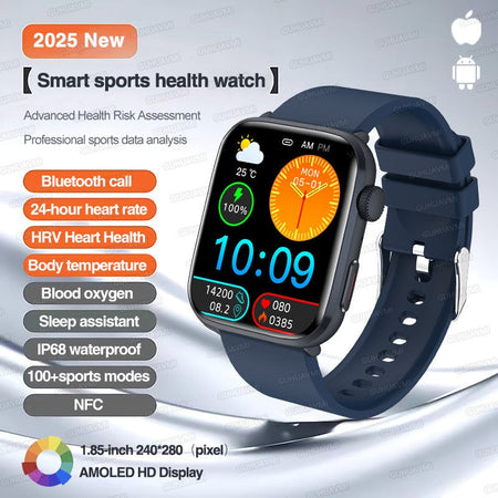 2025 New For Xiaomi Redmi Watch 5 Bluetooth Call GPS Tracking NFC Heart rate IP68 Waterproof Sport Fitness Smart bracelet Unisex