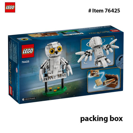 LEGO 76425 Harry Potter Hedwig at 4 Privet Drive, Buildable Fantasy Toy with a Harry Potter Owl Figure,  Gift Idea and Kids