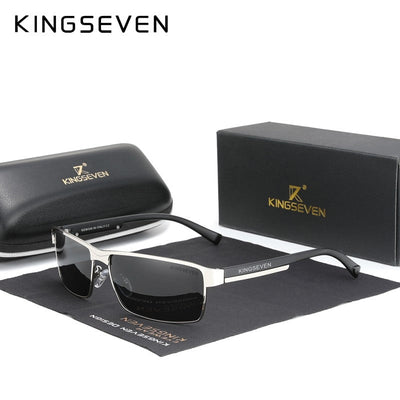 KINGSEVEN New Photochromic Sunglasses Men Chameleon Polarized Pilot Sun Glasses Driving Square Eyewear Men's Sun Glasses Male