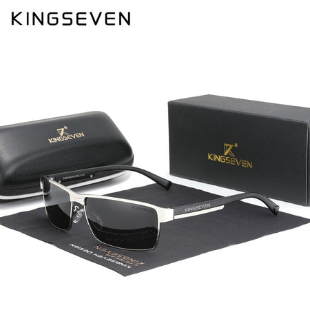 KINGSEVEN New Photochromic Sunglasses Men Chameleon Polarized Pilot Sun Glasses Driving Square Eyewear Men's Sun Glasses Male