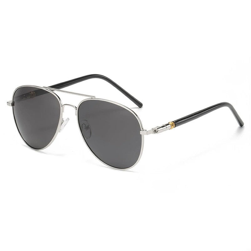 Pilot Men Classic Prescription Reading Sunglasses Black Lens Finished Presbyopic Readers Shade Outdoor Sun Glasses +1.0 to +4.0