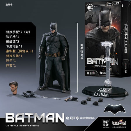 Fondjoy Justice League Ben Batman Figure Superman Batman Wonder Woman Aquaman Mera Anime Figures Collectble Models Toys Gift