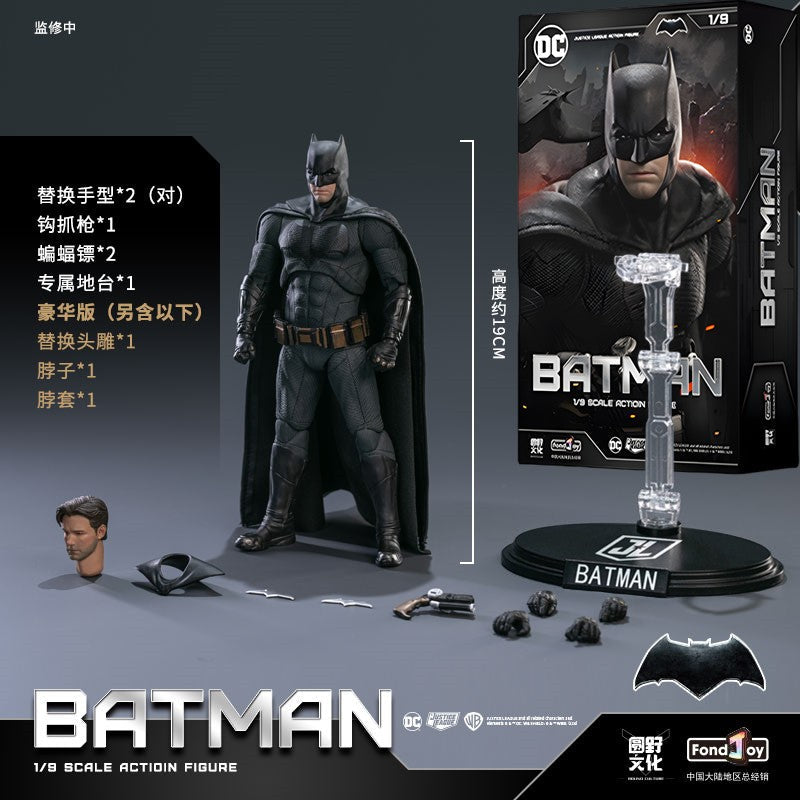 Fondjoy Justice League Ben Batman Figure Superman Batman Wonder Woman Aquaman Mera Anime Figures Collectble Models Toys Gift