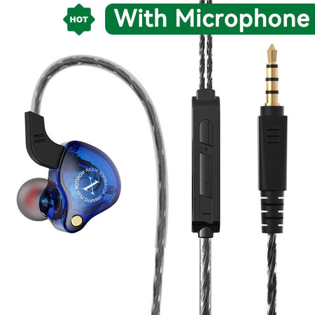 Mobile Wired Headphones Heavy Bass 3.5mm For Phone Earphones Stereo In Ear Headphones with Mic Earbuds Hifi Music Sport Headset