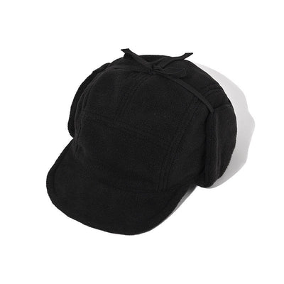 Windproof Thermal Fleece Winter Hat Five Panel Fisherman Style Cycling Outdoor Cold Weather Ear Protection for Winter Sports?