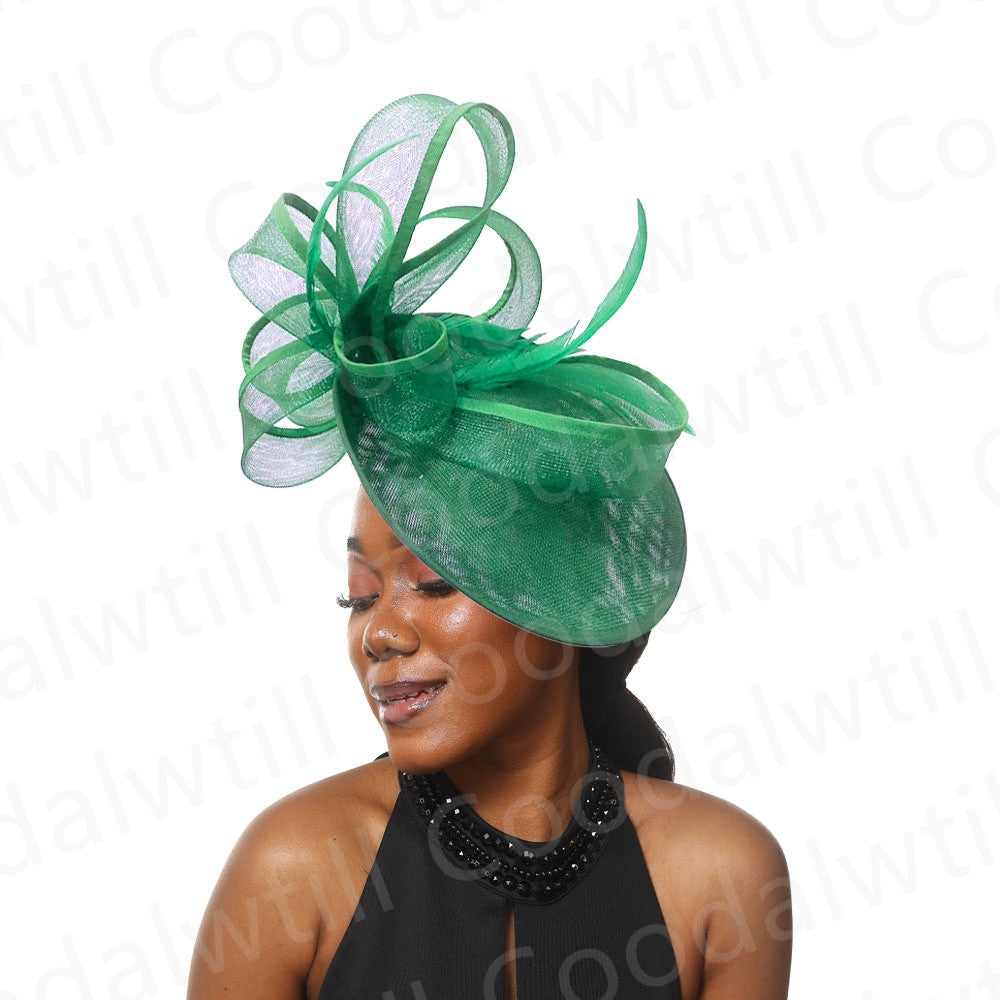 Bride Wedding Mesh Fascinators Church Hat Ladies Women Derby Big Fascinator Hats Party Event Headpiece Bride Wedding Pillbox Cap