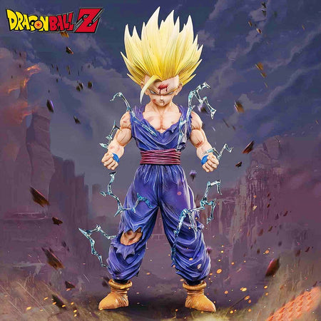 24cm/9.45in Anime Dragon Ball Figure Super Saiyan 2 Son Gohan Action Figures Pvc Desktop Ornamen Collection Model Toys Gifts