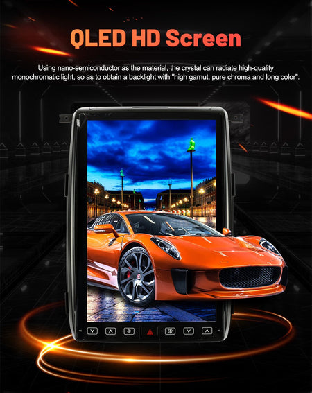 14.4 Inch Android 13 128GB For Ford F150 Raptor 2009-2014 Tesla Style Car GPS Navigation Multimedia Player Radio Tape Headunit