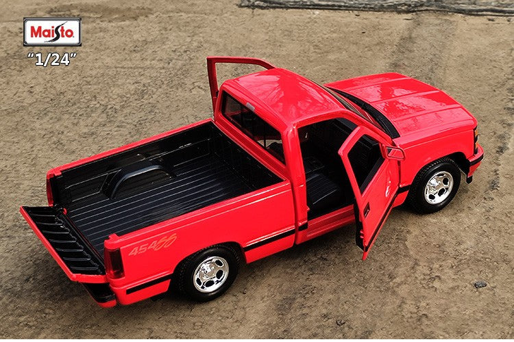 Maisto 1:24 Chevrolet 454 SS 1993 Picku Alloy Car Diecasts & Toy Vehicles Car Model Miniature Scale Model Car For Children
