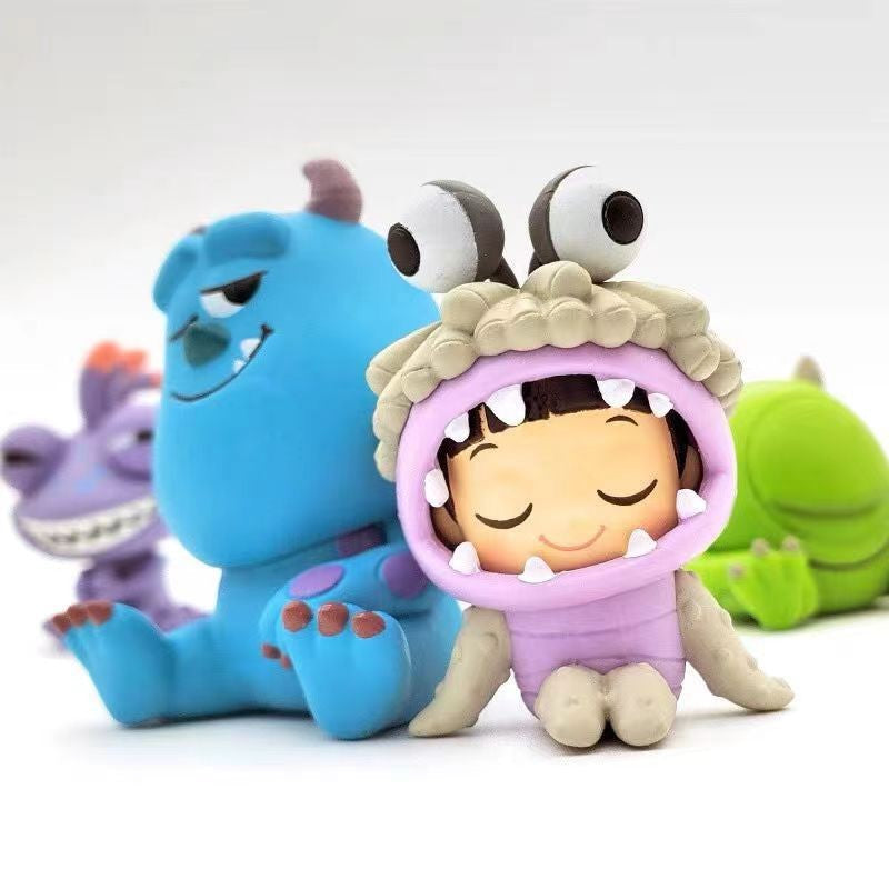Q Version Anime Figures Cartoon Toy Story Woody Alien Monsters University James P. Sullivan Model Toys Children Christmas Gift