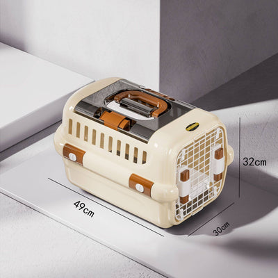 2025 New Cat Carrier Airline Approved,Portable Pet Carrier TSA Approved for Travel,Anti-Anxiety Outdoor Cat Bag for Car,Home Use