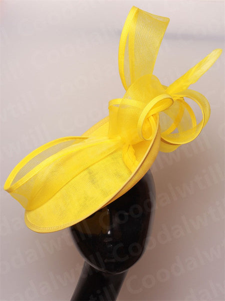 Bride Wedding Mesh Fascinators Church Hat Ladies Women Derby Big Fascinator Hats Party Event Headpiece Bride Wedding Pillbox Cap