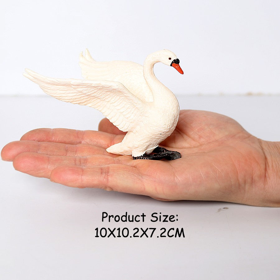 Owl Flamingo Turkey Toucan Seahawk Model Animal Figurines Plastic Bird Toy Action Figure Jungle Adventures Kids Gifts Forest zoo