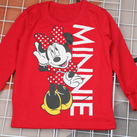 New Spring Autumn minnie mouse Children's Clothing Sets Girl Sleepwear Clothes Kids Pajamas Set Girls Cotton Cartoon Pyjamas
