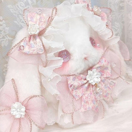 Kawaii Bunny Bag Princess Lolita Shoulder Bag Long-eared Rabbit Sweet Crossbody Bags