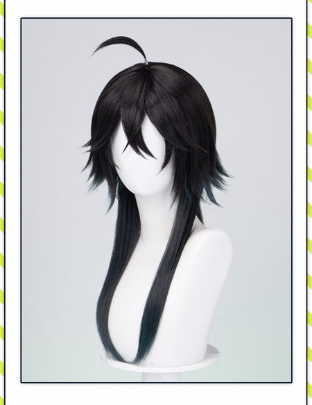 ?Ready for Ship?Idia Malleus Leona Vil Crowley Wig Game Cosplay DokiDoki Men 120cm Long Hair Fiber Idia Halloween  Free Wig Cap