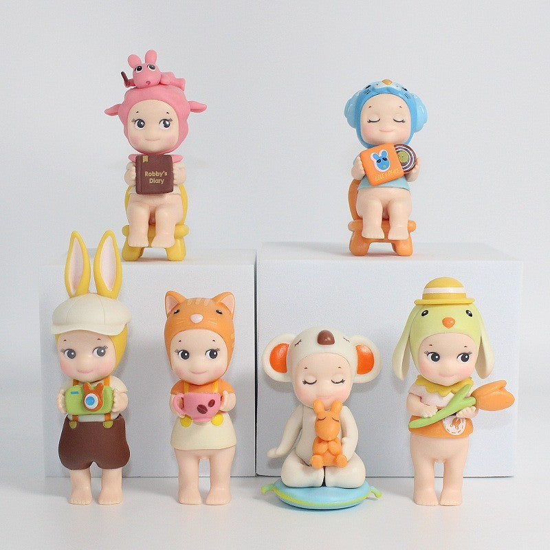 new 2025 Sonny Angel Enjoy The Moment Series Blind Box Anime Mini Figures Ornaments Cartoon Dolls Desktop Valentine'S Day Gift