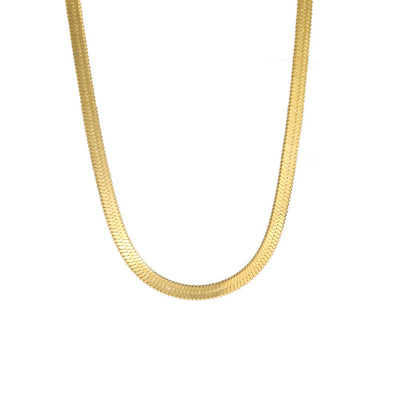 Hip Hop Snake Chain Necklace for Men New Fashion Stainless Steel Silver Color Necklace Jewelry Accessories Party Gift