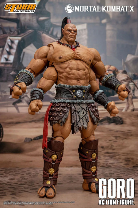 In Stock Storm Toys Mortal Kombat Final BOSS Shao Kahn DCMK14 Luxury Edition Villain Goro DCMK18 Action Figure Model Toys