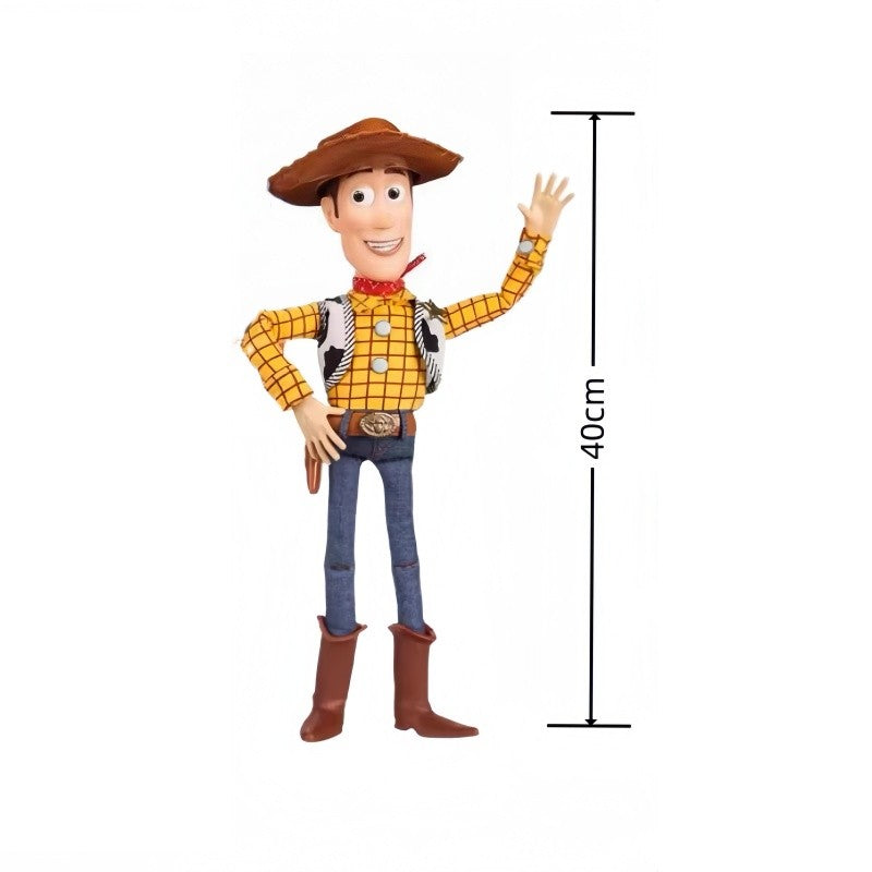 Anime Disney Toy Story 4 Talking Woody Buzz Jessie Rex Action Figures Anime Decoration Collection Figurine Toys Model For Gifts