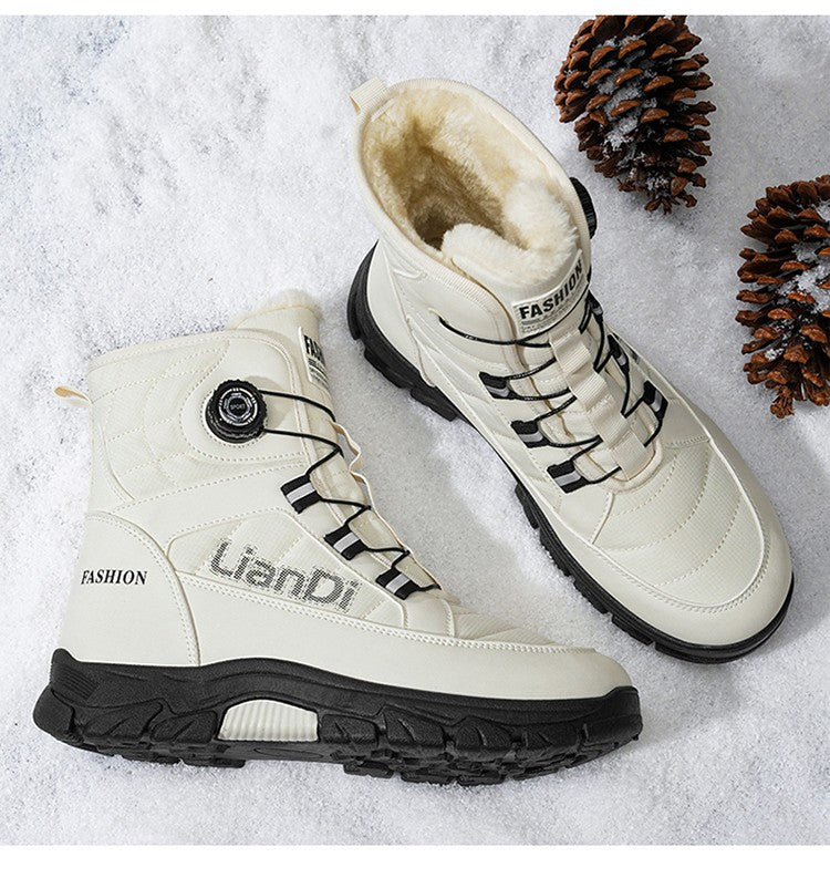 Men Top Quality Casual Snow Boots Waterproof Warm Winter Shoes Men Hiking Boots Outdoor Mountain Climbing Sneaker Man Trekking