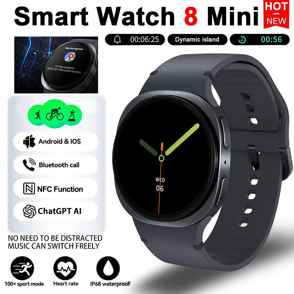2026 Watch GPS Track Smart Watches For Men Women Sport Heart Rate Bluetooth Call NFC IP68 Waterproof Compass Smartwatch 8 Mini