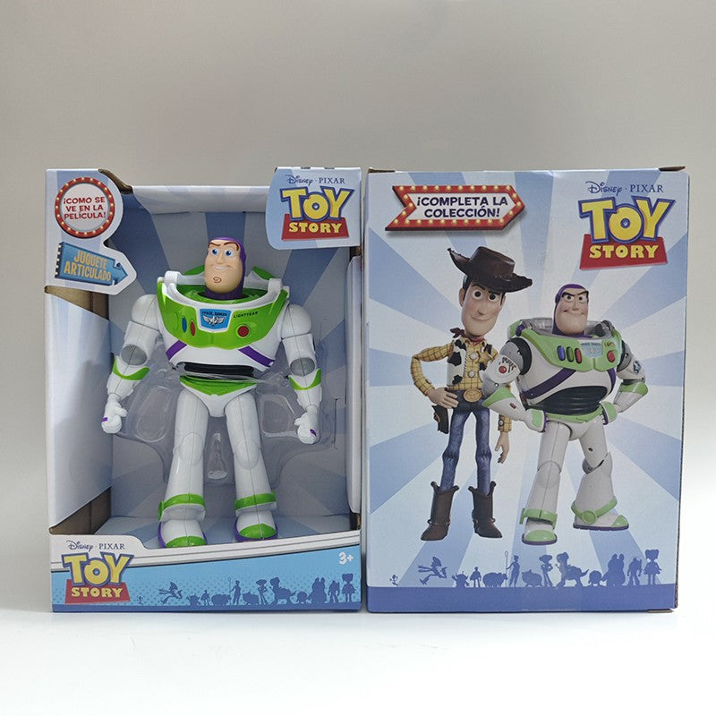 HOT Disney Toy Story 3 Buzz Lightyear Woody Anime Figure Toy Model Statue Ornament Pendant Action Doll Collection Kids Xmas Gift