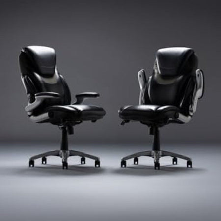 signature series Avanti Ergonomic Executive Office Chair with Flip up Arms and Lumbar Support - Ideal for Home, Study - Modern