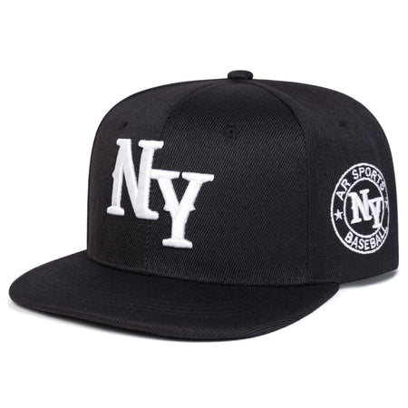 Unisex NY Letter Embroidery Hip-hop Hats Spring and Autumn Outdoor Adjustable Casual Baseball Caps Sunscreen Hat Sports Cap