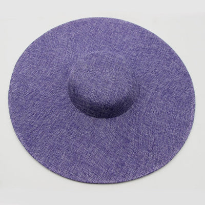 Fashion Ladies 38CM Round Fascinators Beses Wedding Headdress Ladies Millinery Hat Fascinator DIY Hair Accessories
