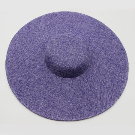 Fashion Ladies 38CM Round Fascinators Beses Wedding Headdress Ladies Millinery Hat Fascinator DIY Hair Accessories