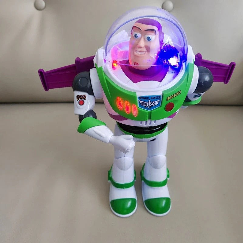 Disney Toy Story Buzz Lightyear Model Toys Piss Electric Walking Robot Doll Action Figure Toy Gift Birthday Toys Model For Kids