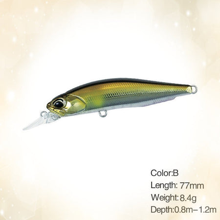 77mm 63mm Minnow Fishing Lure Wobbler Rozante 77SP Long Cast Hover Swaying Lure Jerkbait Artificial Bait Culter Alburnus Bait