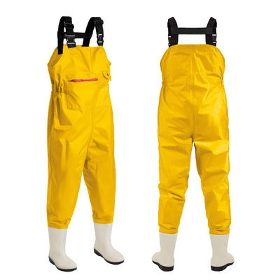 Chest Waders for Kids Youth Fishing Waders Waterproof Hunting Waders with Boots Nylon Waders for Toddler Children