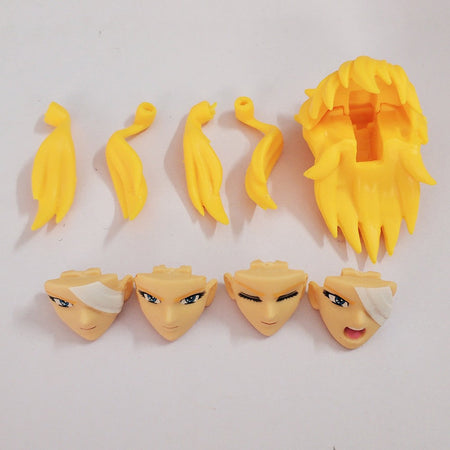 CS Model Saint Seiya Myth Cloth EX Aquarius Camus With Hyoga Cygnus Head Knights of the Zodiac Anime Action Figure Accessories