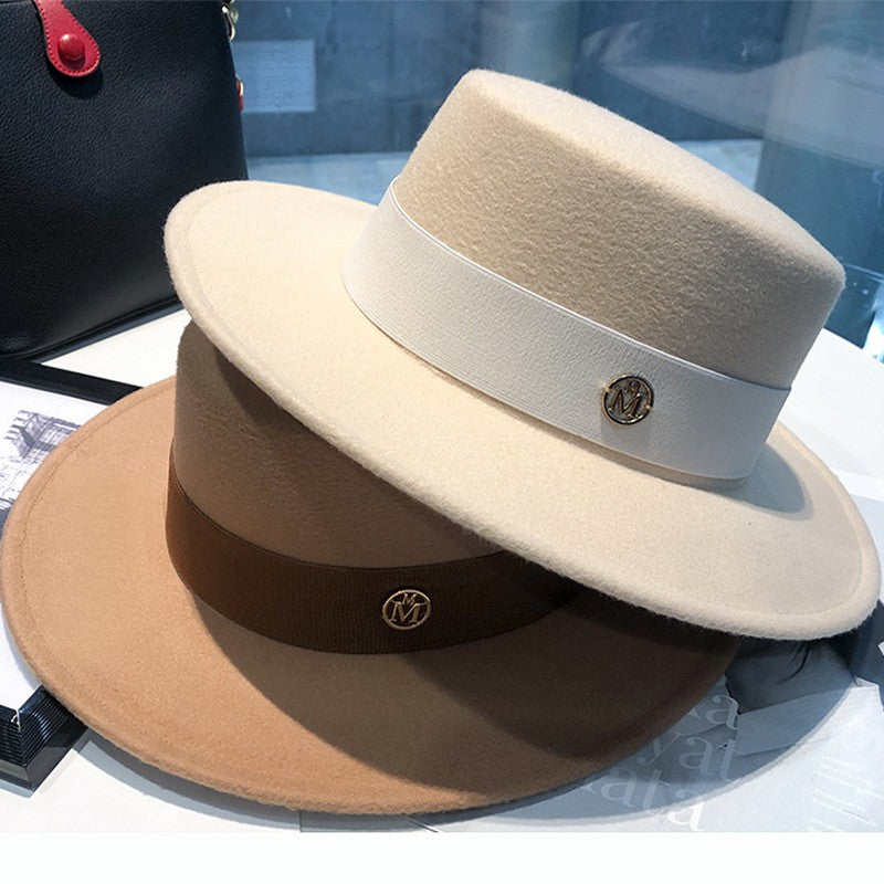 spring autumn fashion beach 2025 Women's hat fedoras elegant chapel Men's panama hat fascinator Wedding picture felt Bowler new