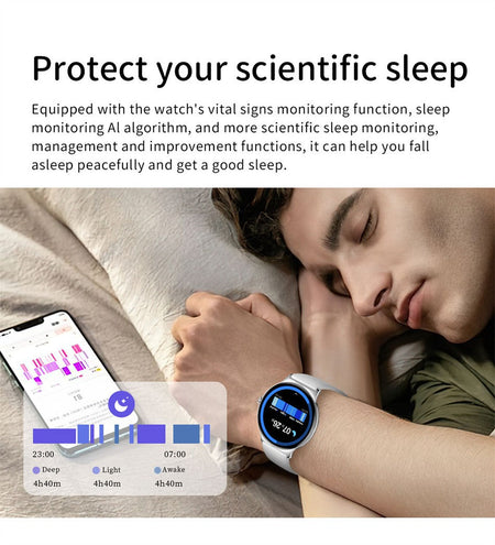 For Huawei New Ultra Slim AMOLED Smart Watch Women Screen Always Display Time Heart Rate BT Calling High-end Fashion Smartwatch