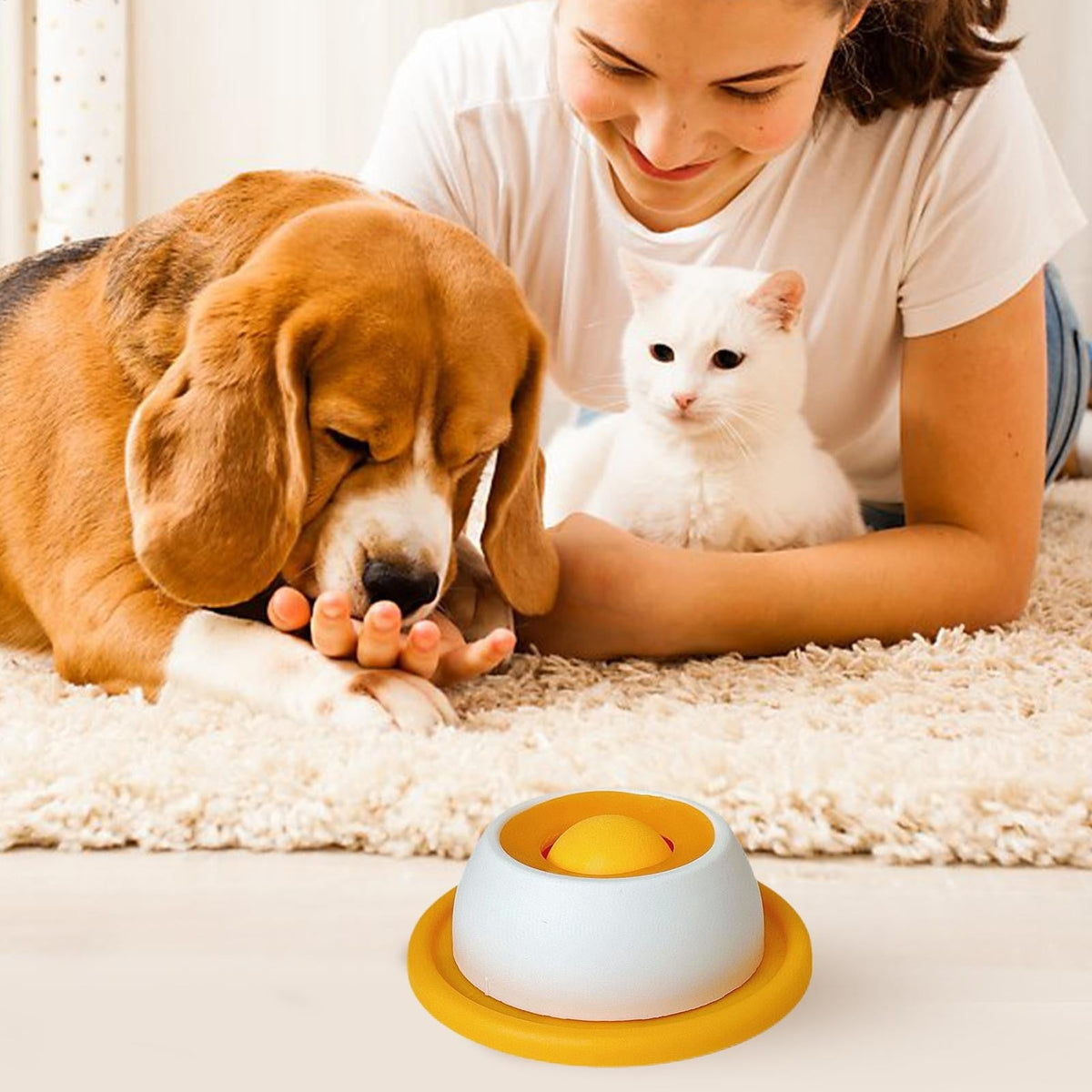 Lick Toys For Dogs Slow Feeder Food Dispenser For Puppy Interactive Dog Toys dog Training Enrichment Cat Feeding Crate Accessory