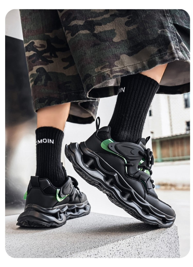 Men's Basketball Shoes Breathable Cushioning Non-Slip Wearable Runing Shoes Gym Training Athletic Basketball Sneakers for Women