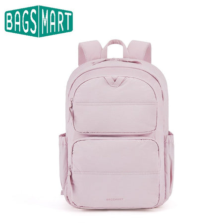 BAGSMART Laptop Backpack Large Capacity Women Casual Travel Bag College School Backpack For Boys Girls