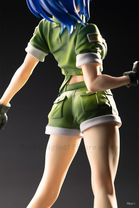 ?In Stcgk?Original Kotobukiya SNK Beauty Girl Series THE KING OF FIGHTERS '97 Leona Heidern Model Toy Statue