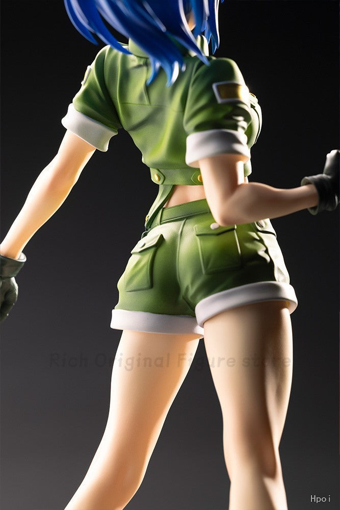 ?In Stcgk?Original Kotobukiya SNK Beauty Girl Series THE KING OF FIGHTERS '97 Leona Heidern Model Toy Statue