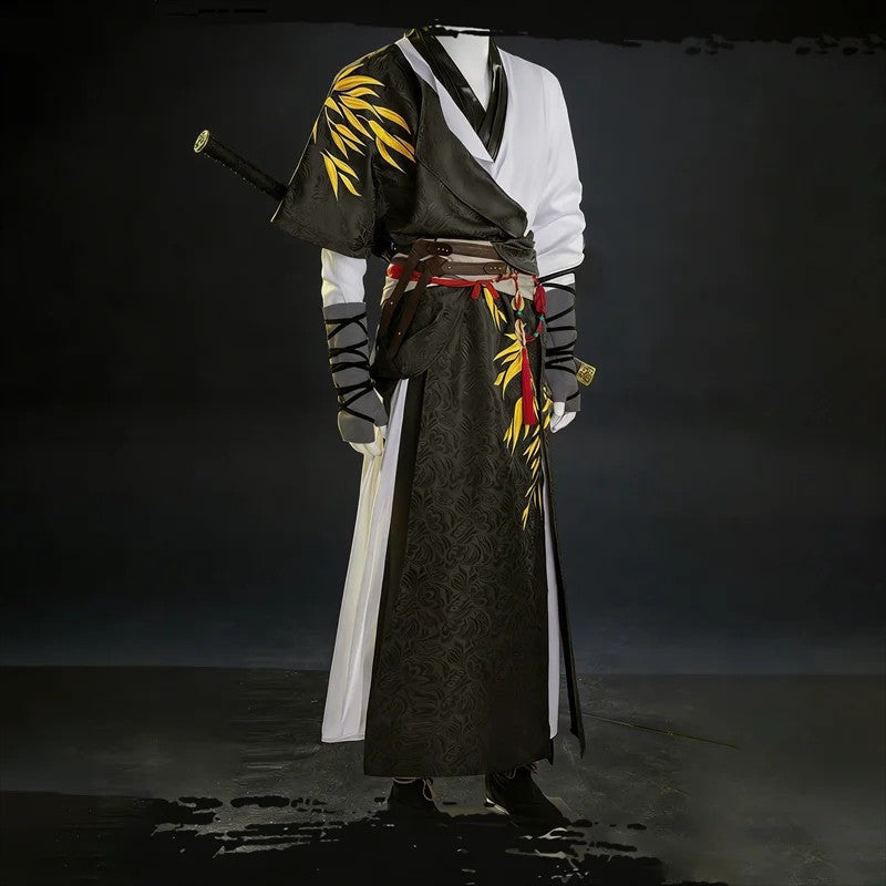 Chinese Game Where Winds Meet Young Master Cosplay Costume Adult Swordsman Hanfu Carnival Hero Wuxia Jianghu Cool Battle Uniform