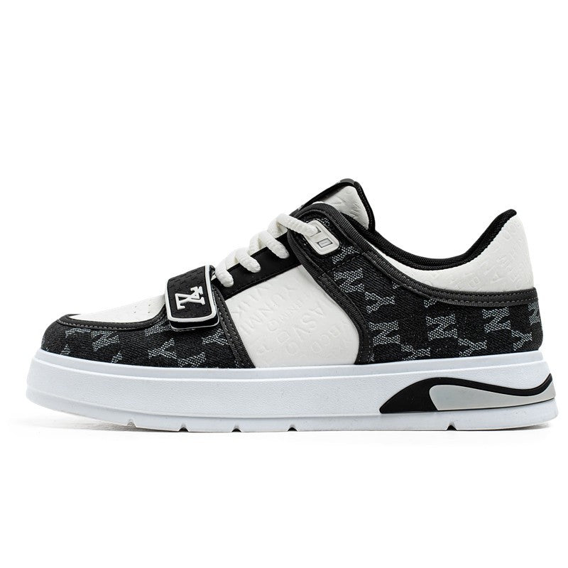 Fashion Blue Men's Sneakers 2025 Streetwear Hip Hop Shoes Spring Casual Skateboard Shoes Man Designer Luxury Sneakers